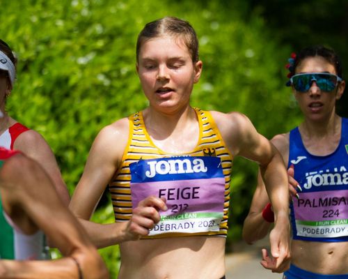 Top Ten Platzierung für Saskia Feige in der Marathon-Mixed-Staffel im Gehen