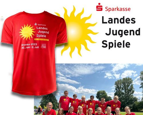 Abverkauf T-Shirts Landesjugendspiele 2023 Sachsen