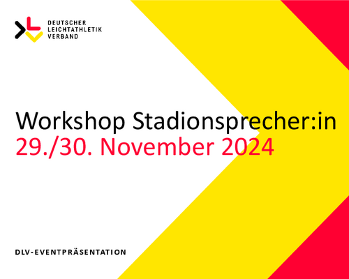 Workshop Stadionsprecher:in 29./30. November 2024